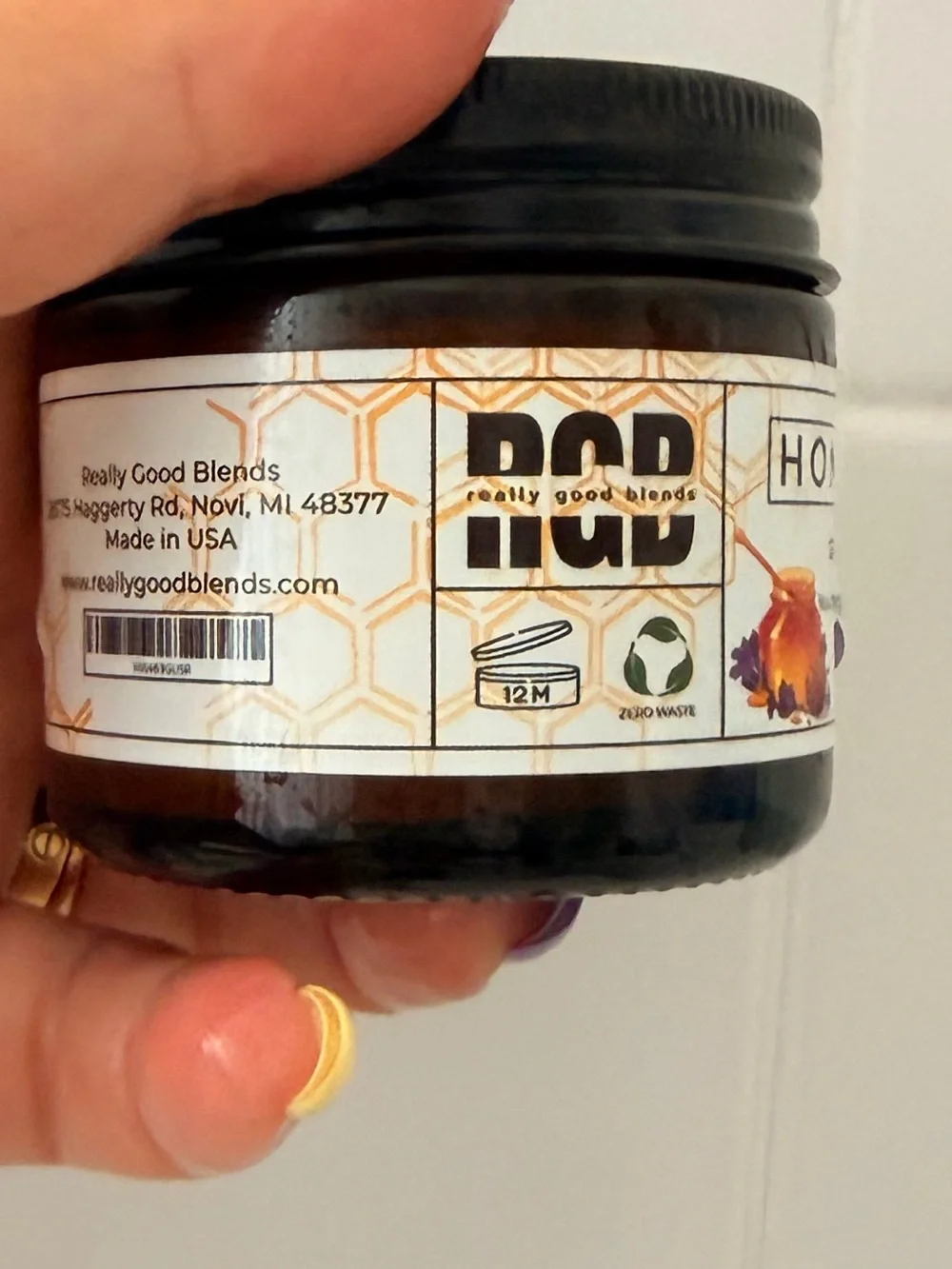 RGB Really Good Blends GrassFed Tallow Lavender Balm Nourishing Skin Moisturizer